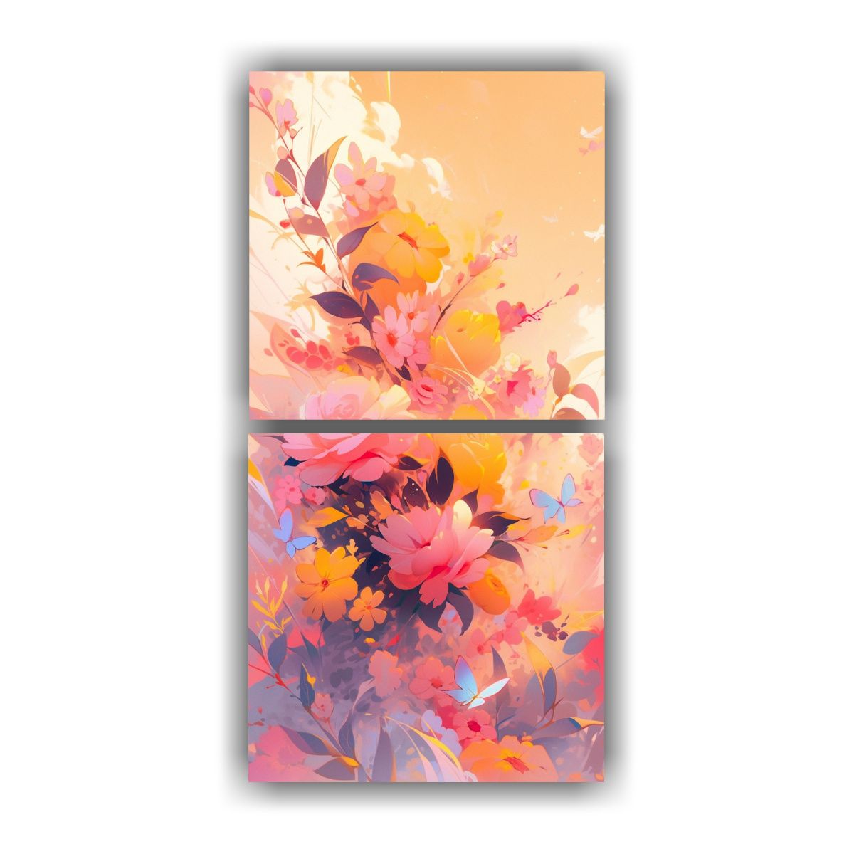GENERICO - Pinturas Decorativas En Estilo Neonoir En Forma 50x100 Cm