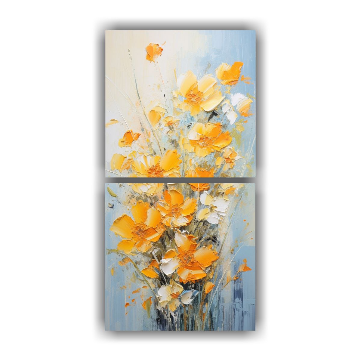 GENERICO - Set 2 Pinturas Decorativas Para Dormitorio 40x80 Cm