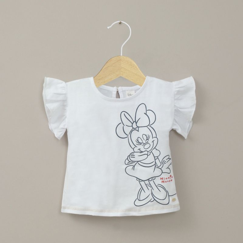 OPALINE - Polera blanca disney de niña