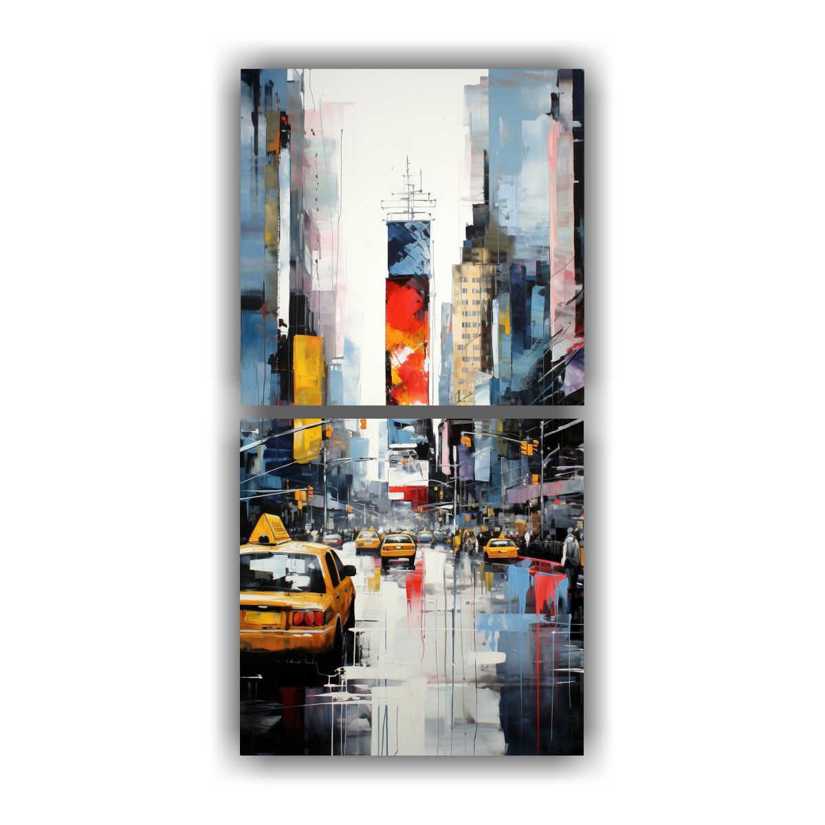 GENERICO - Cuadros Abstractos Decorativos De Pared 60x120 Cm