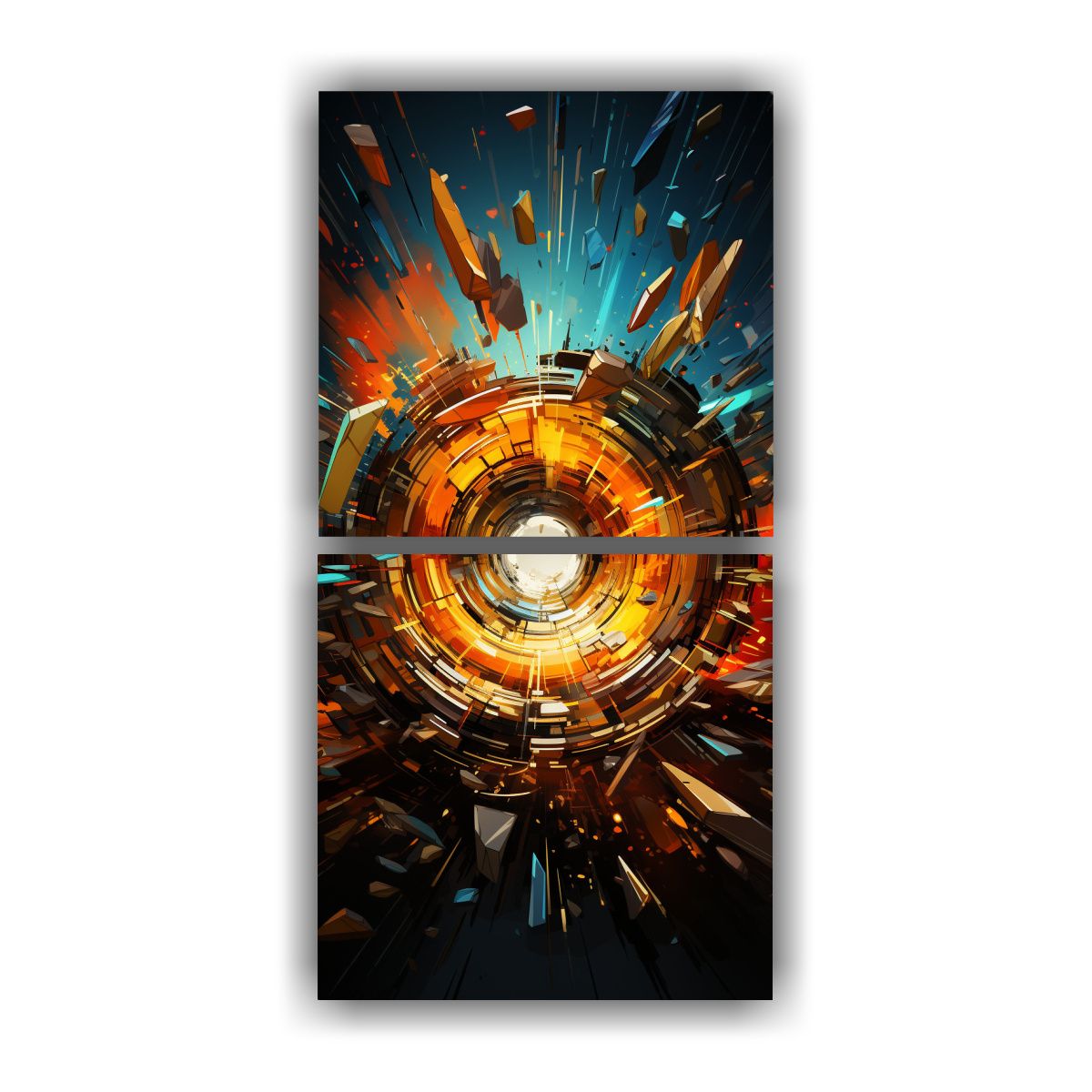 GENERICO - Pintura Decorativa De Alto Impacto Visual De Un 40x80 Cm