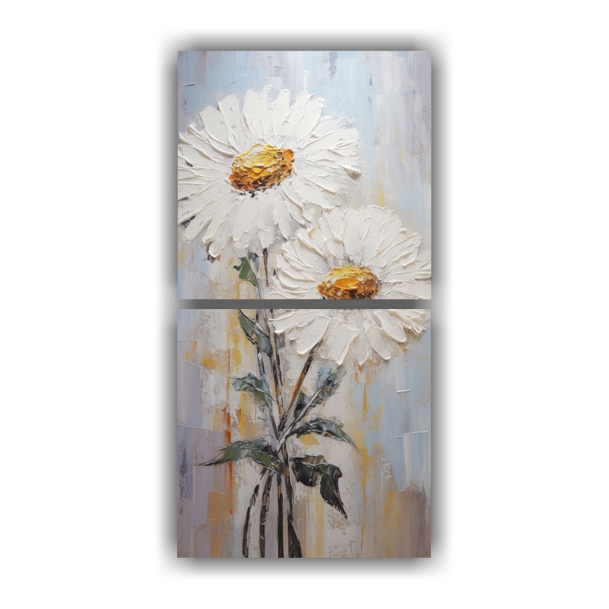 GENERICO - Cuadro Moderno Cultura Pintura En Lienzo De 30x60 Cm