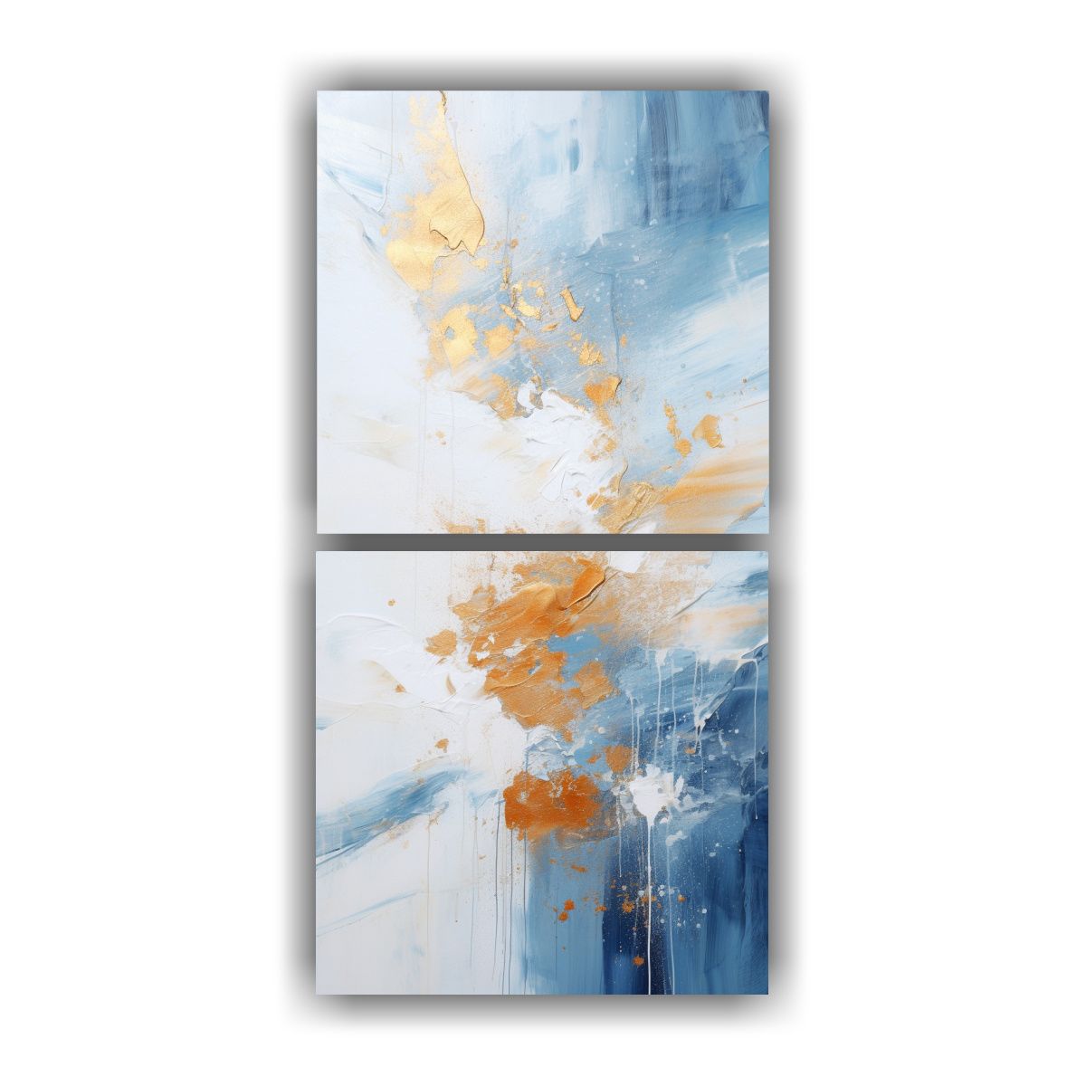 GENERICO - Cuadros Abstractos De Decoración Con Fondo De 50x100 Cm