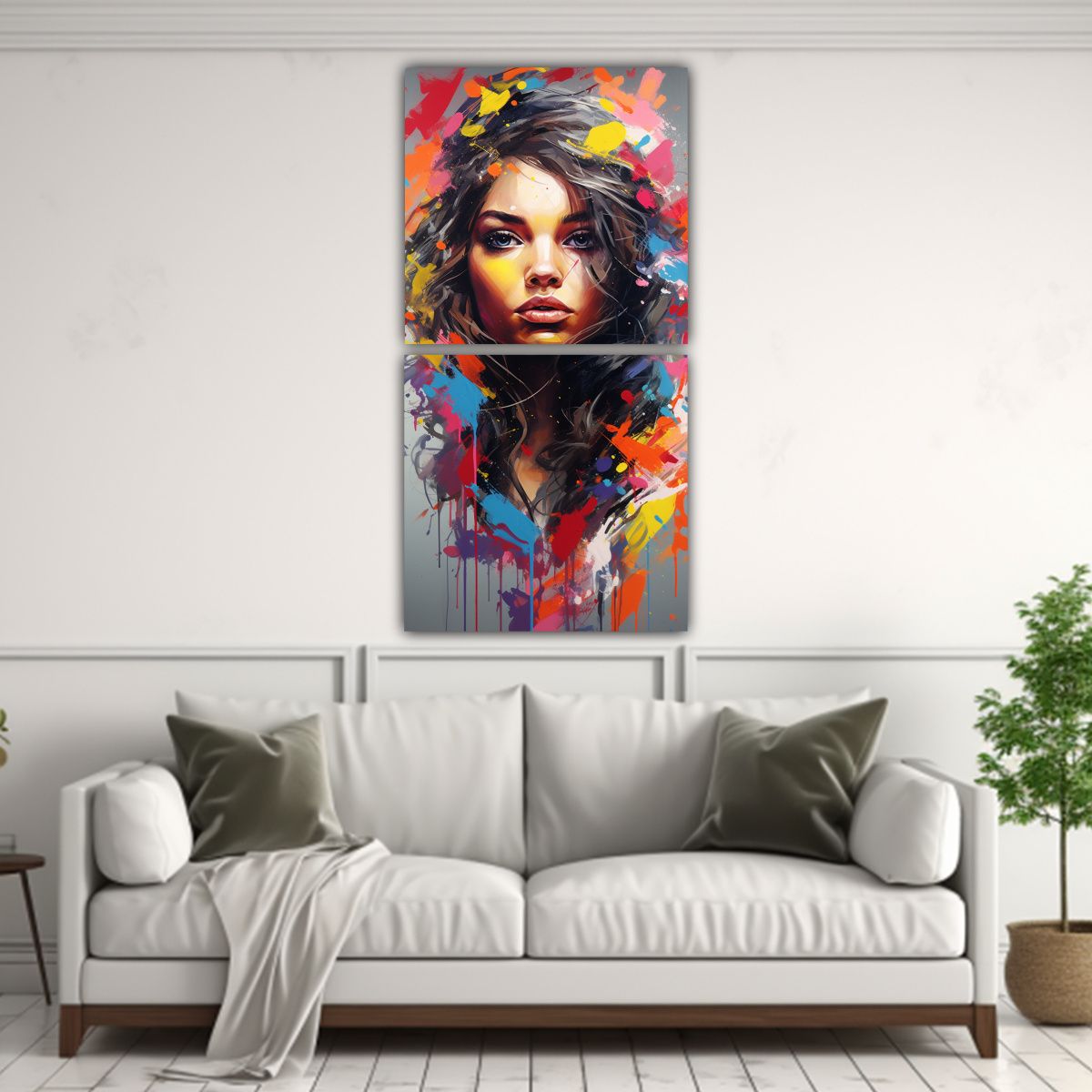 GENERICO - Cuadro De Decoración Inspirado En La Expresión 20x40 Cm