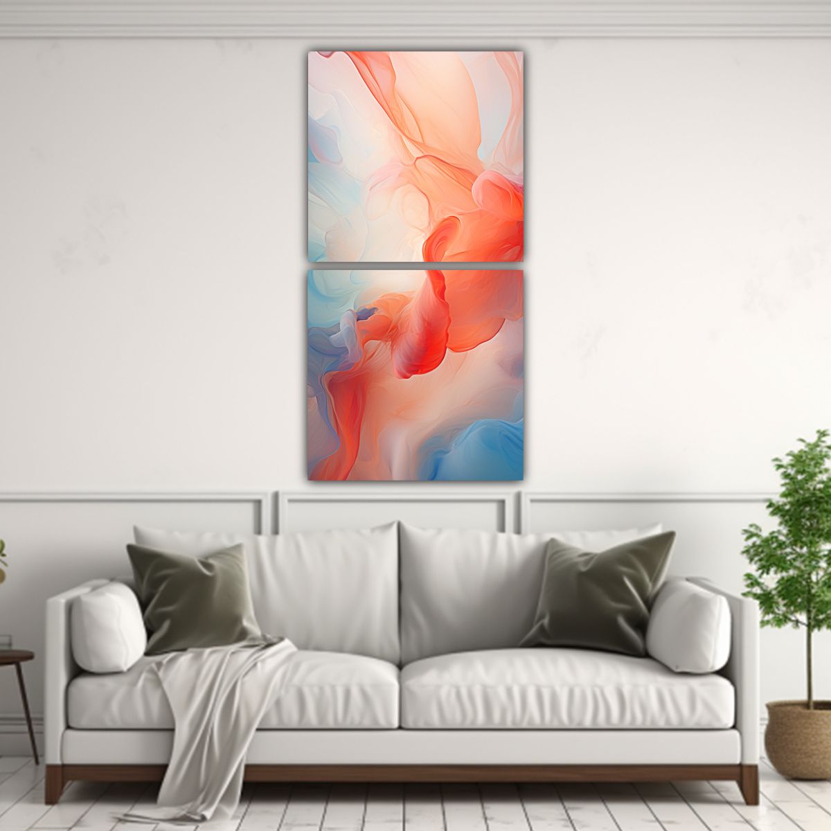 GENERICO - Pinturas Decorativas Abstractas Inspiración 20x40 Cm