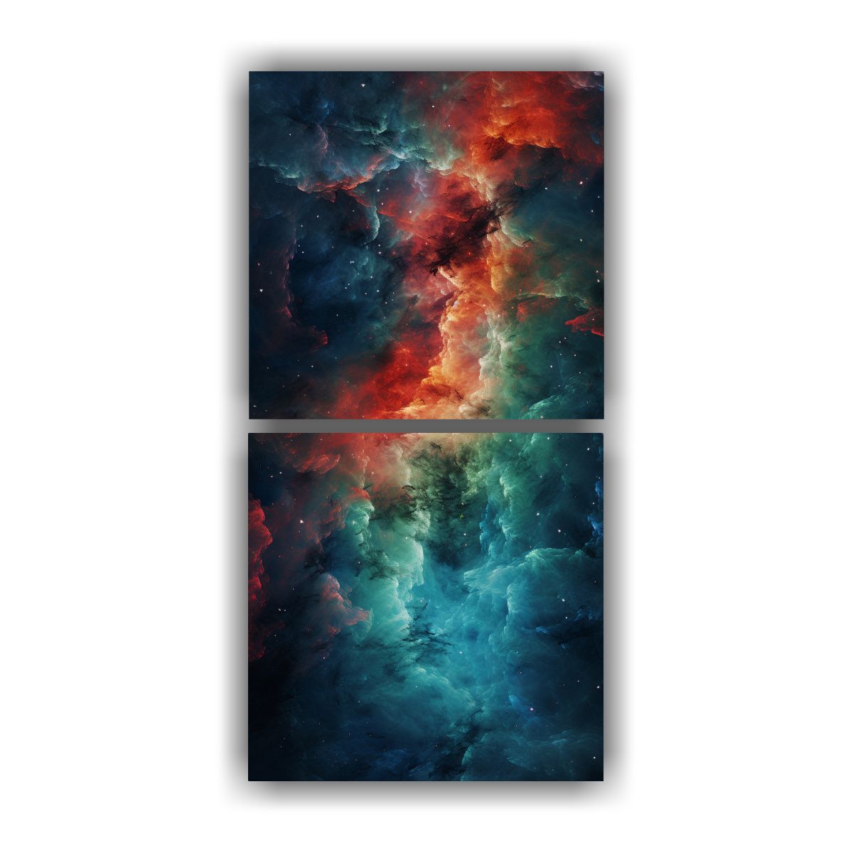 GENERICO - Pinturas Decorativas De La Abstracción Cósmica 40x80 Cm