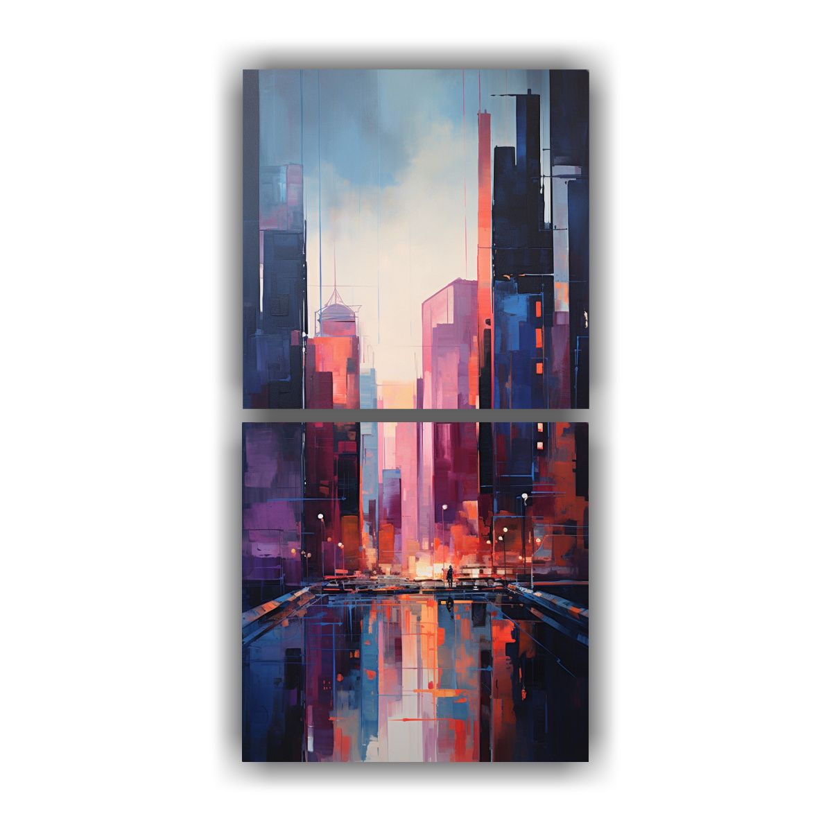 GENERICO - Pinturas Abstractas Dinámicas Para Decoración 60x120 Cm