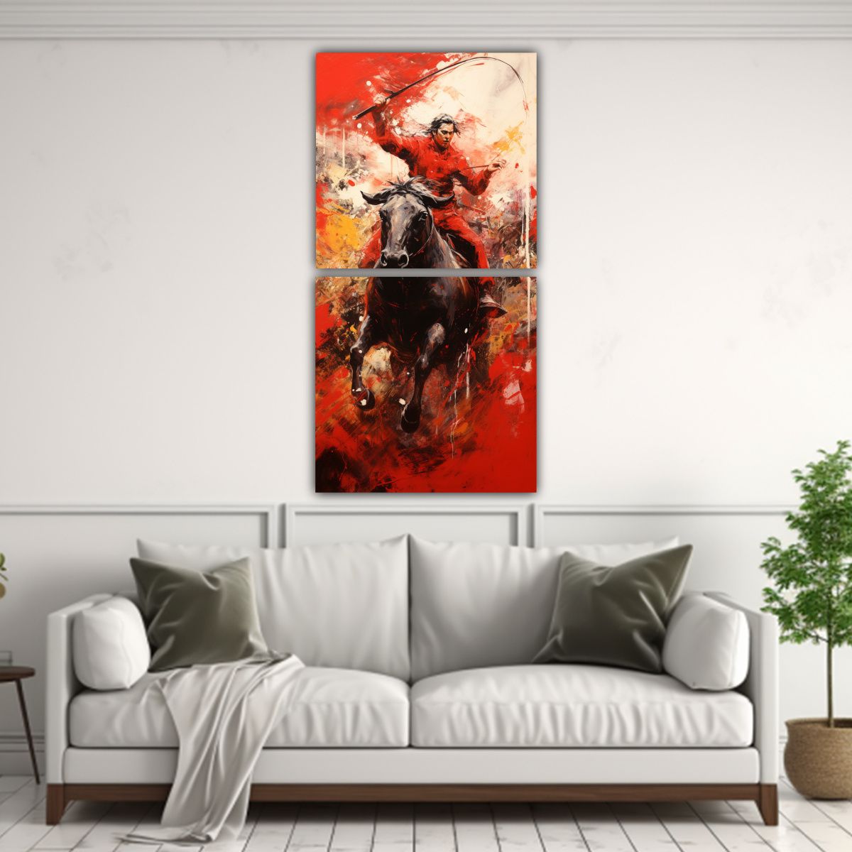 GENERICO - Pinturas De Decoración Con Líneas Finas Y 50x100 Cm