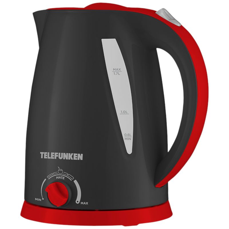 TELEFUNKEN - Hervidor Eléctrico Keep Warm Multifuncion con Regulador 1.7 LT
