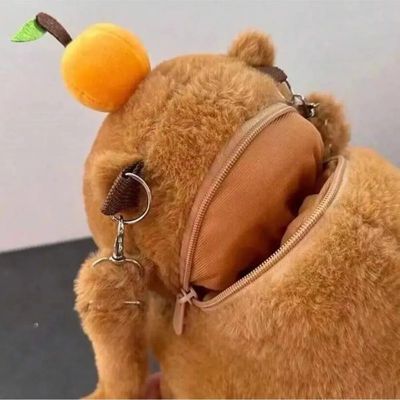 Imagen 2 del producto Mochila Capibara Backpack Carpicho Capybara Peluche 35 Cm