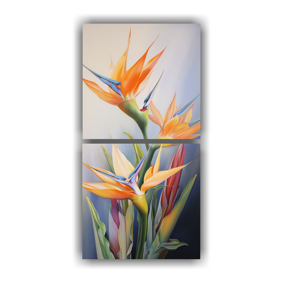 GENERICO - Arte De Pared Fotografía Colorida Aves Del 40x80 Cm