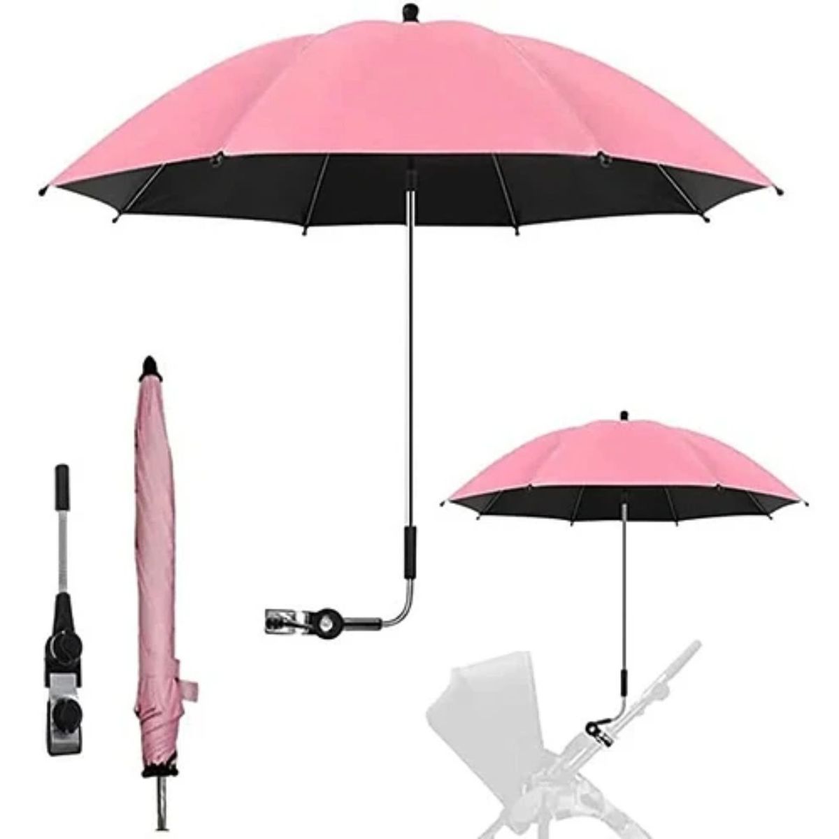 MOVI - Sombrilla o Paragua con Filtro UV para Coche de Bebé