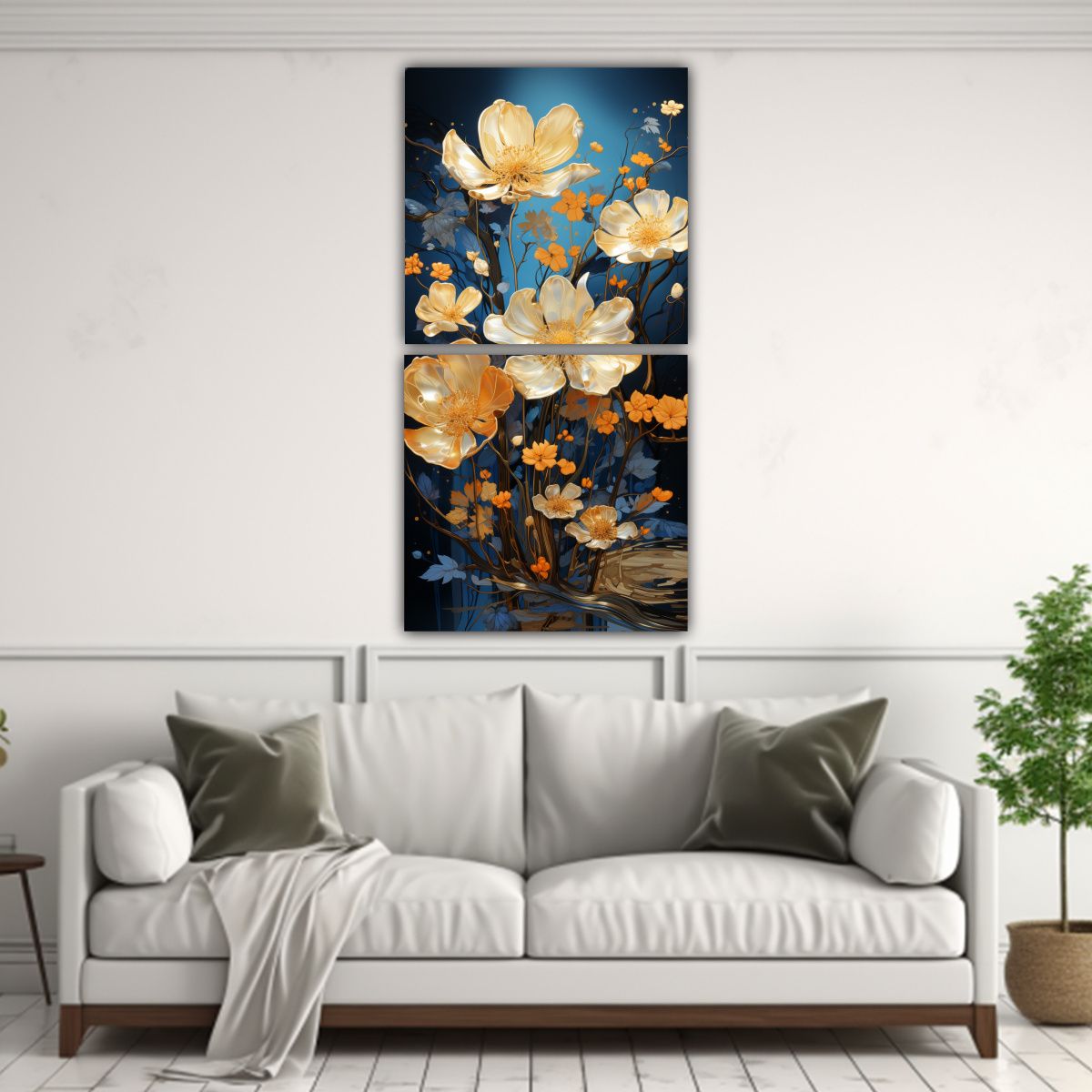 GENERICO - Cuadros Inspirador Personalidad Árbol Poplar En 20x40 Cm