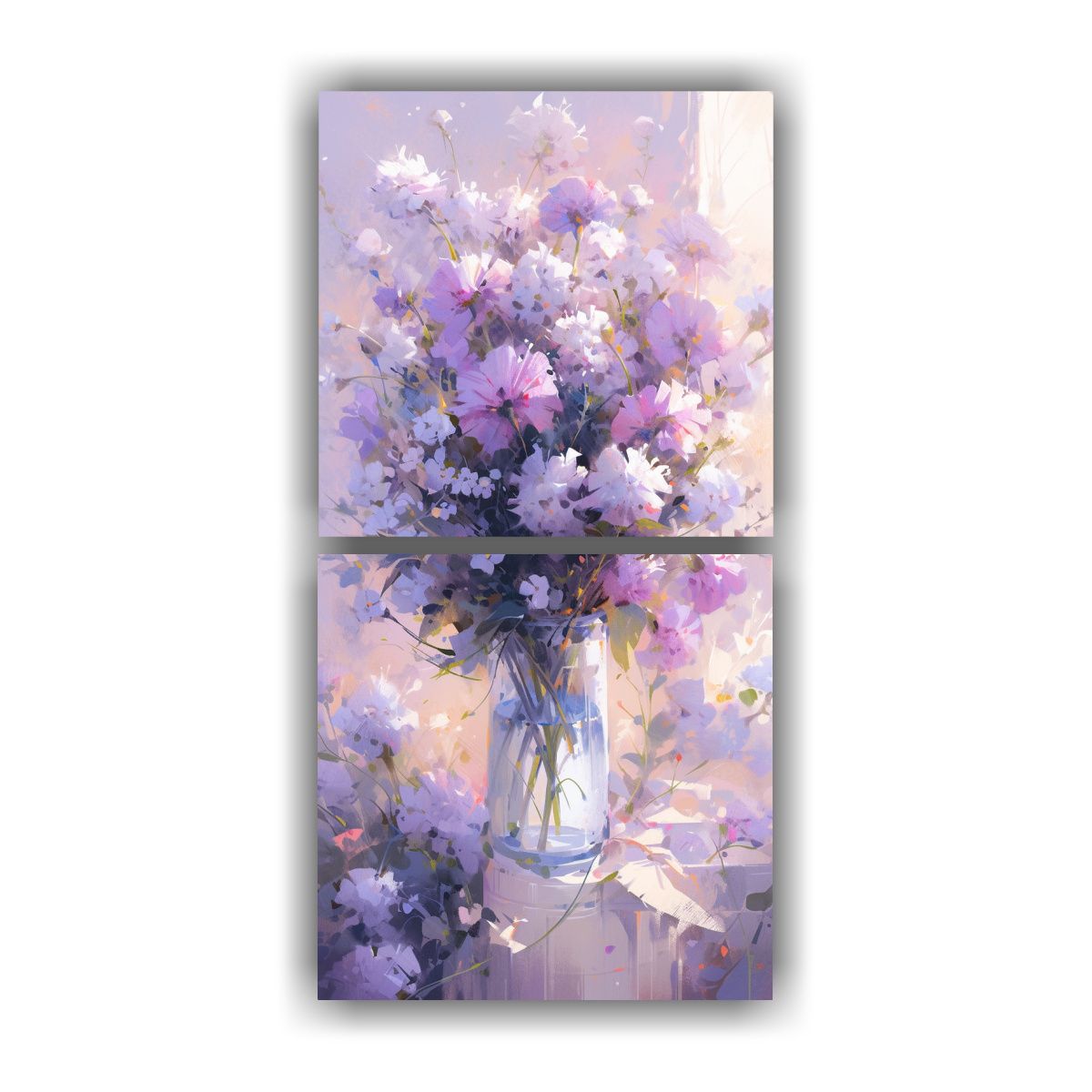 GENERICO - Artes De Pared Alta Calidad Armonía Cromática 50x100 Cm