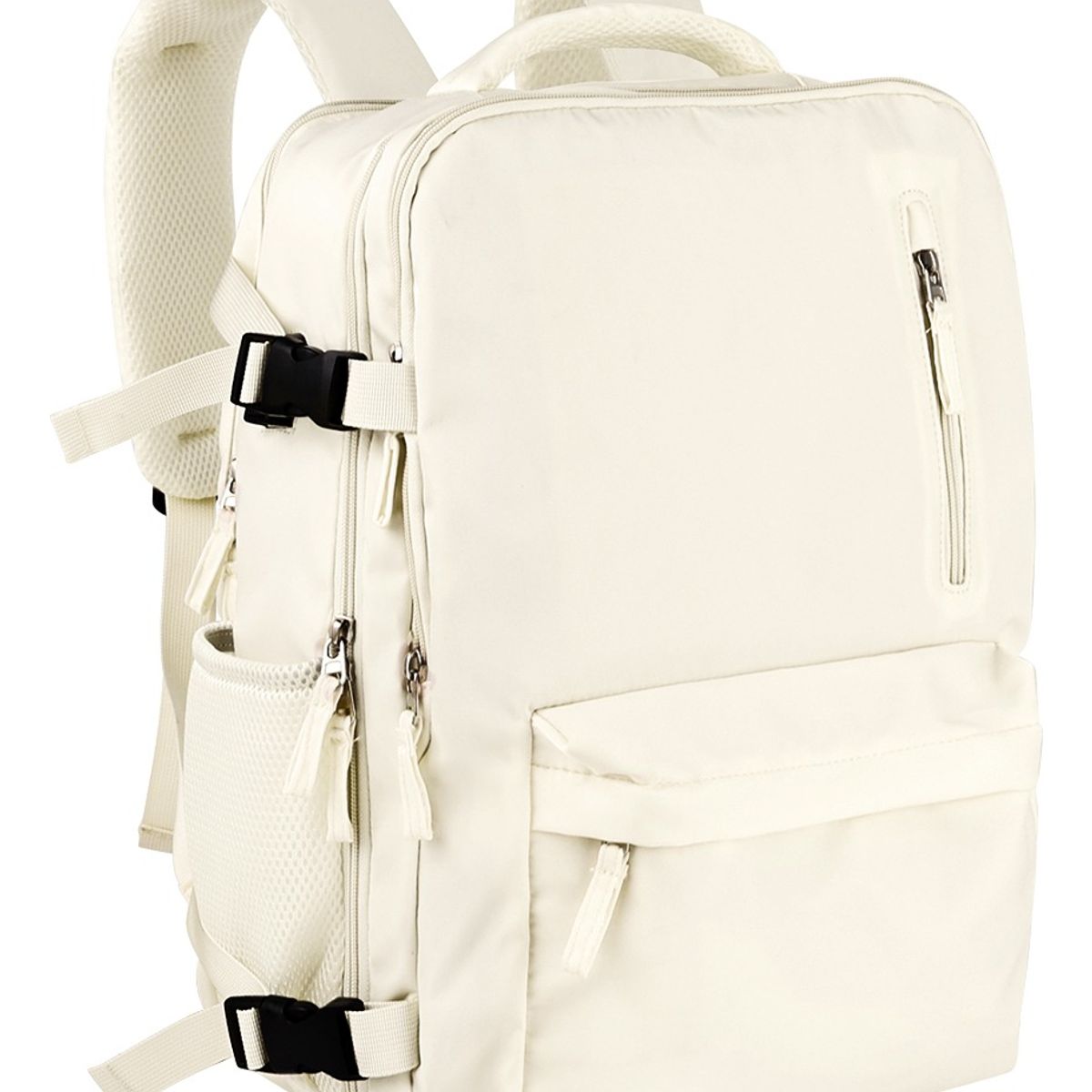 SUPERCENTER - Mochila De Viaje De Gran Capacidad Con Hombros Usb Puerto Beige