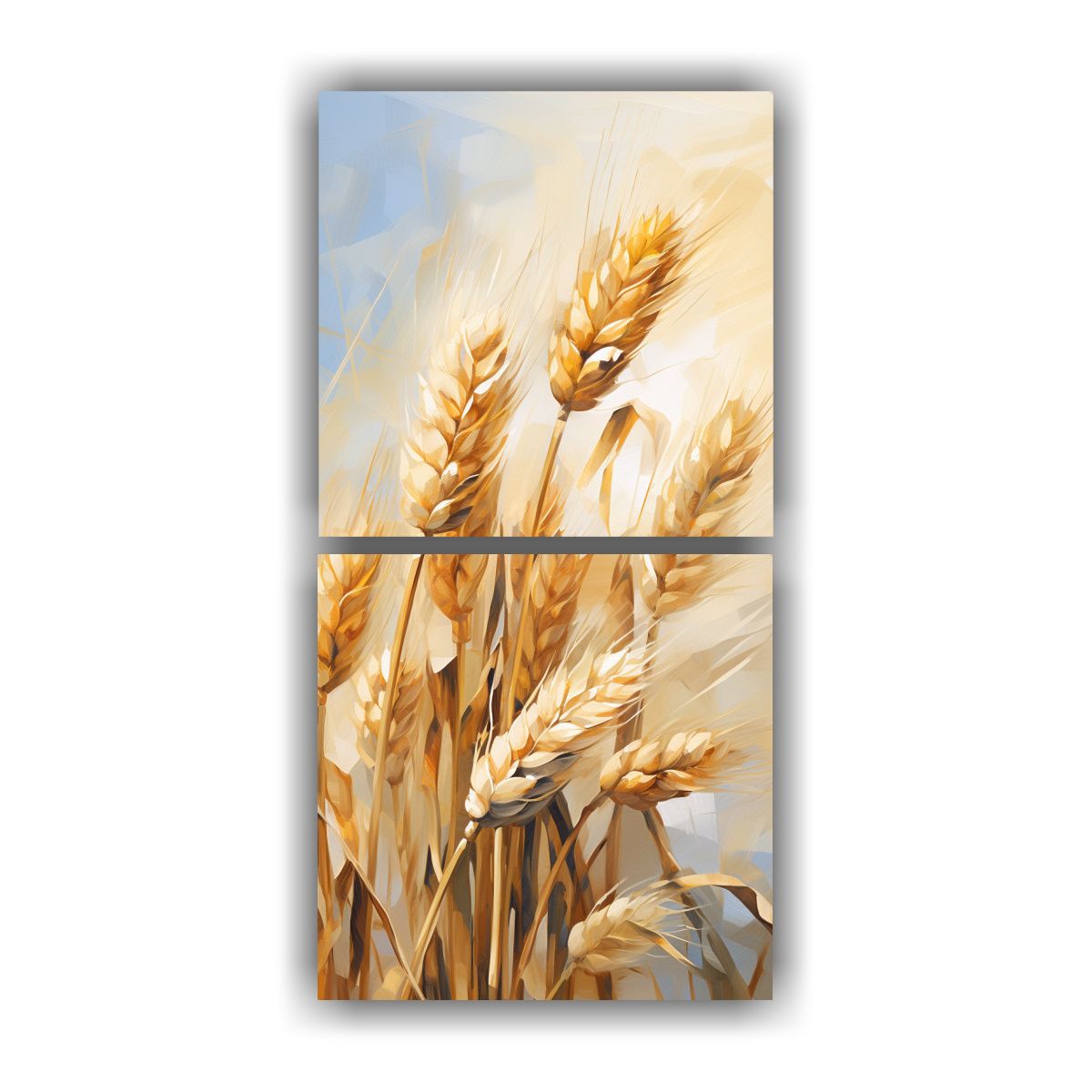 GENERICO - Set De 2 Composiciones Abstracto Estrellados 30x60 Cm