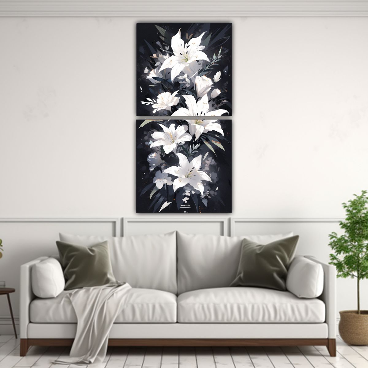 GENERICO - Pinturas Decorativas En Estilo Neonoir Con 30x60 Cm