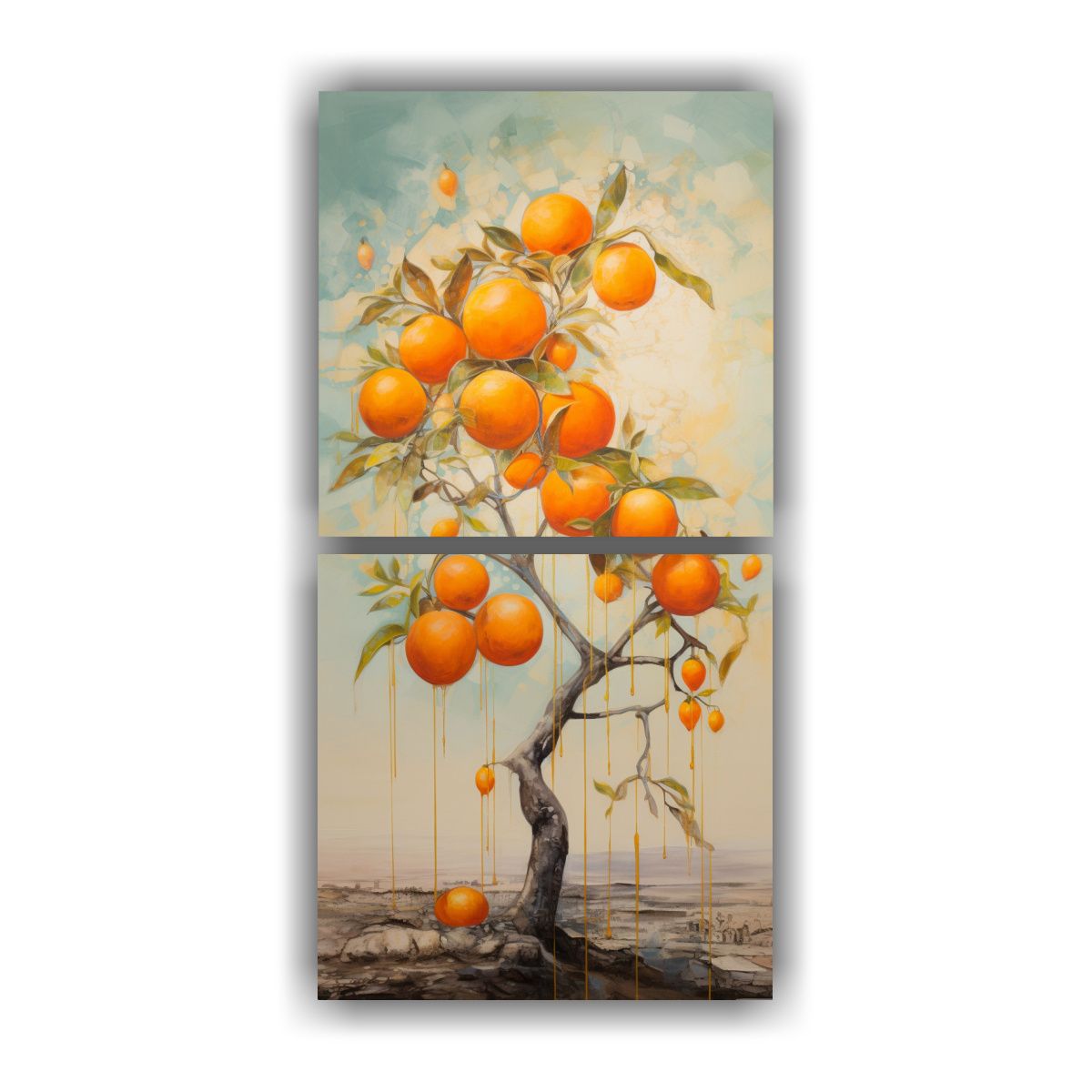 GENERICO - Pinturas Abstractas De Impacto Visual Para 60x120 Cm