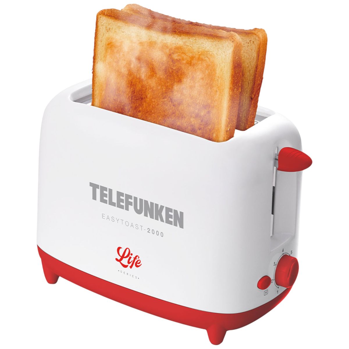 TELEFUNKEN - Tostadora de Pan Dual 3en1 720W  EasyToast-2000