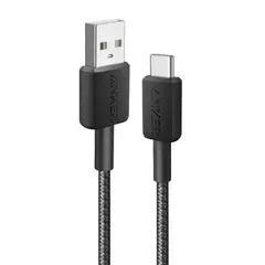 ANKER - 322 USB-A a USB-C 0.9m PowerLine Carga Rápida Negro
