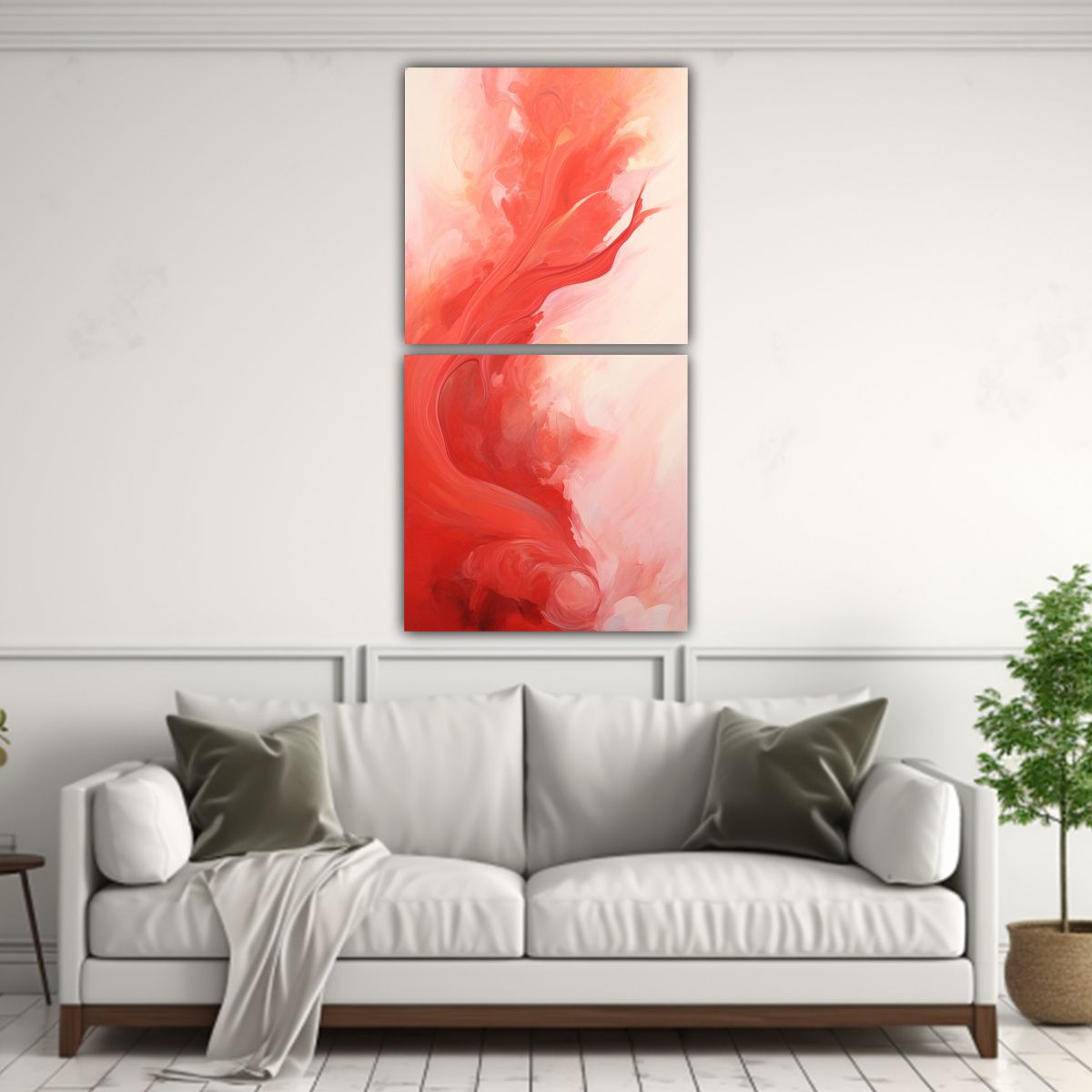 GENERICO - Pinturas Decorativas De Composiciones Lineales 40x80 Cm