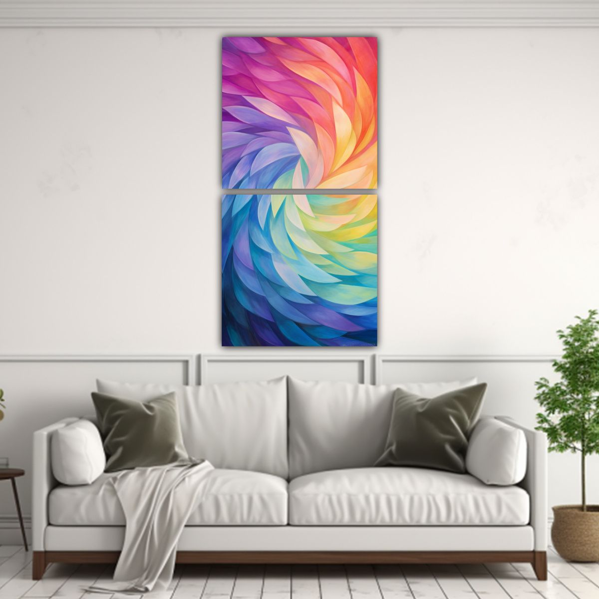 GENERICO - Pinturas Decorativas De Vanguardia Con Patrones 60x120 Cm