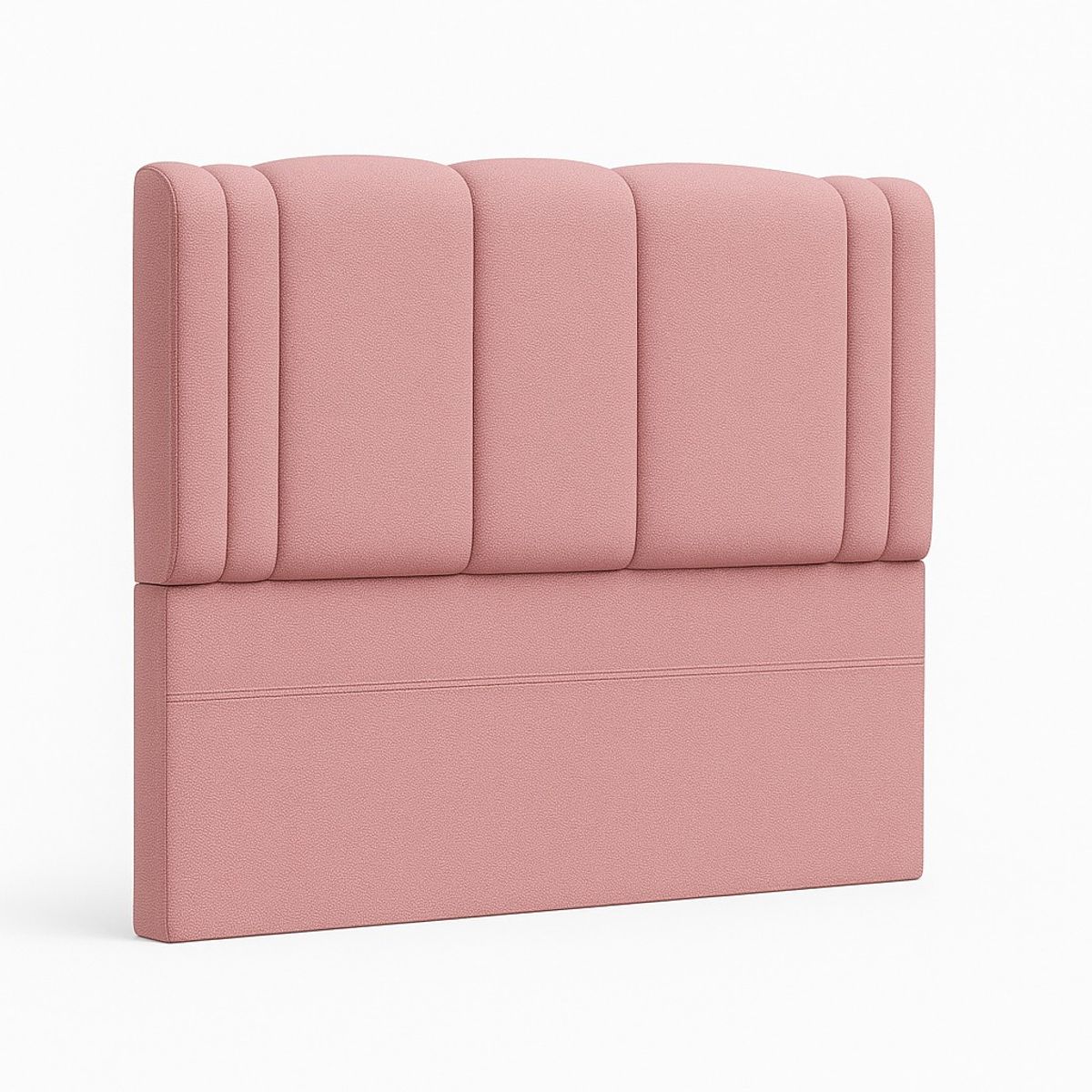 GENERICO - Respaldo De Cama 1.5 Plazas Milano Palo Rosa