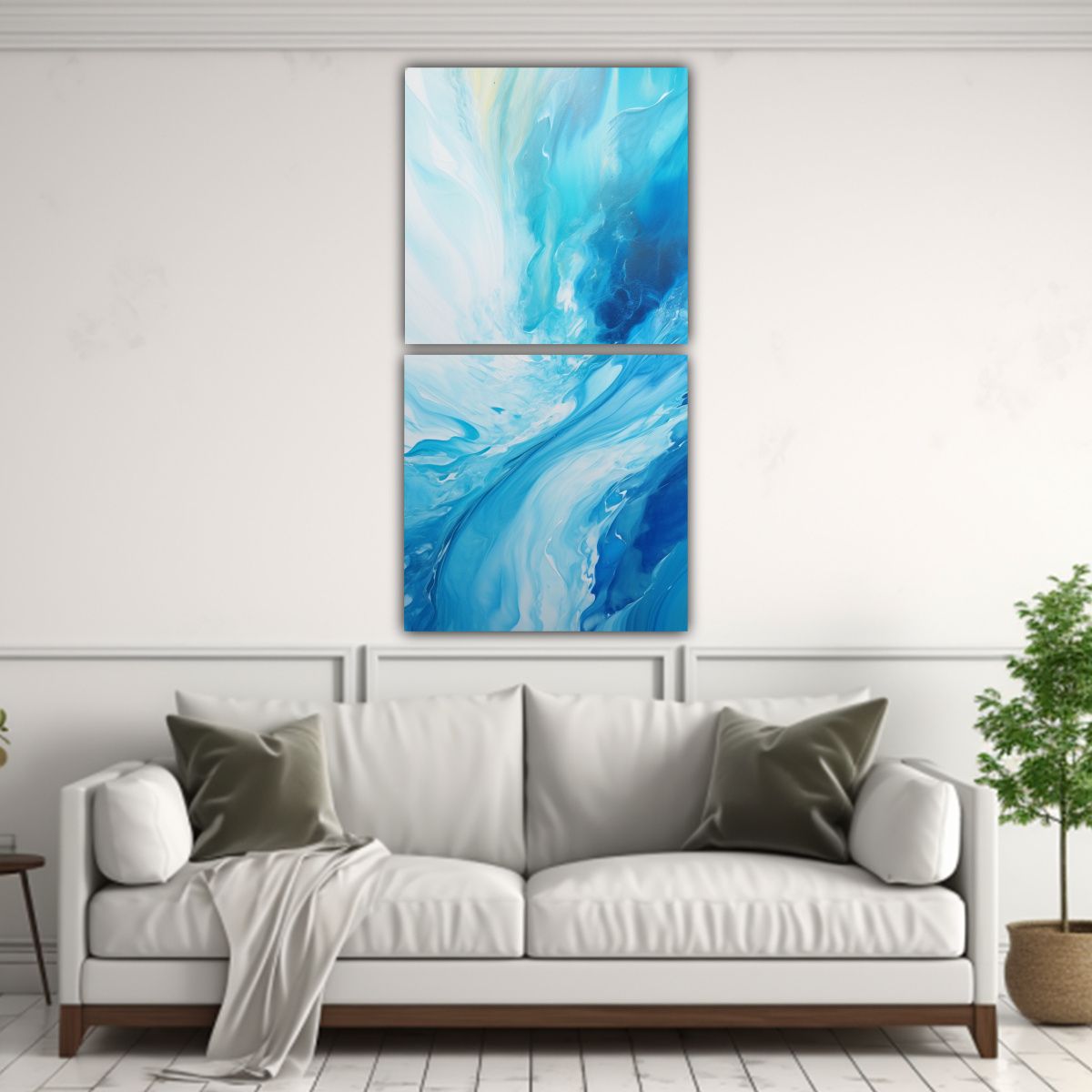 GENERICO - Pinturas Decorativas Con Patrones Abstractos 60x120 Cm