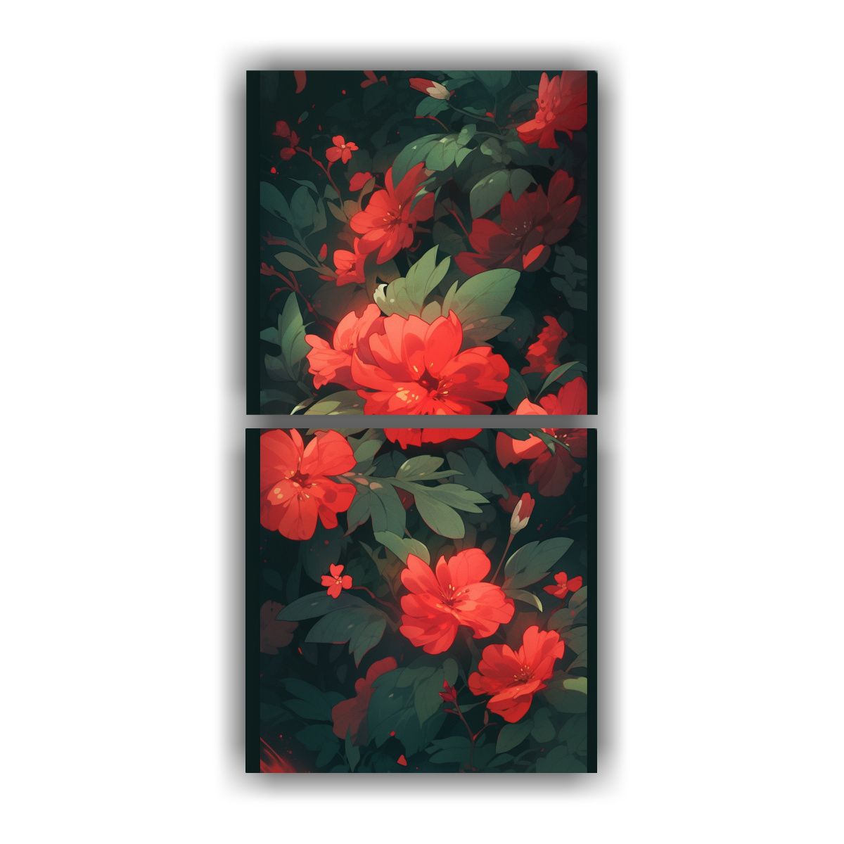 GENERICO - Pinturas De Pared Decorativas En Contraste Green 40x80 Cm