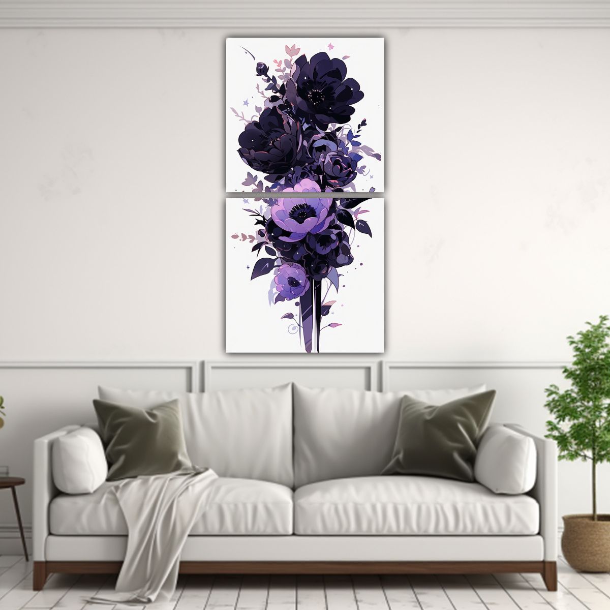GENERICO - Pinturas Decorativas En Lienzo De Estilo Neonoir 20x40 Cm
