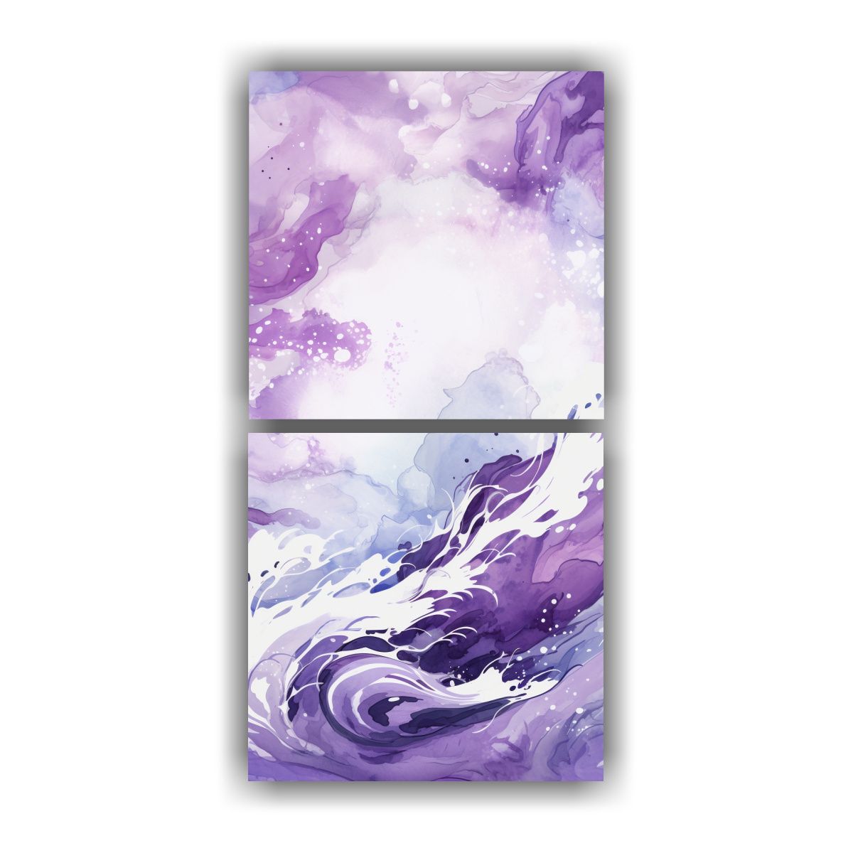 GENERICO - Conjunto De Pinturas Decorativas En Bastidor 60x120 Cm