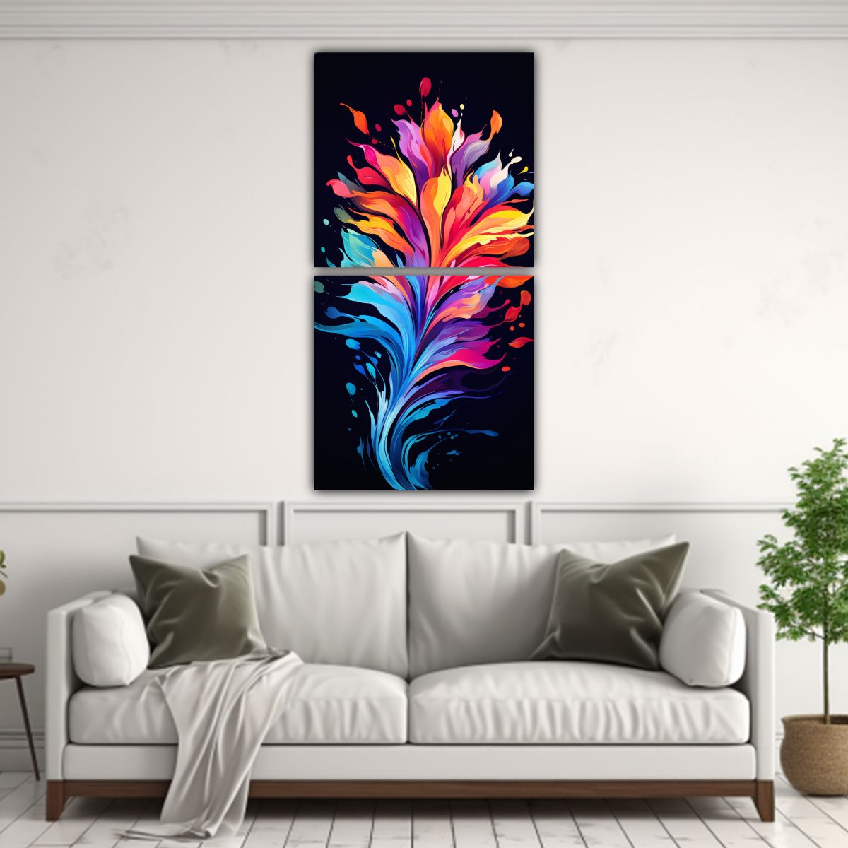 GENERICO - Pinturas Decorativas Vintage Estilo Neonoir 60x120 Cm