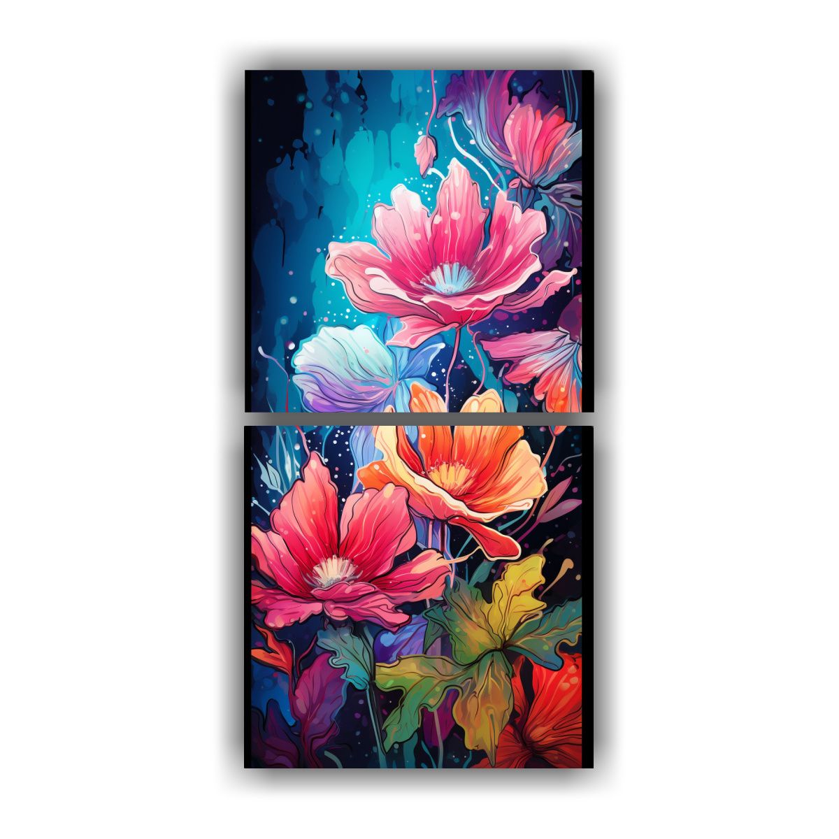 GENERICO - Pinturas Decorativas Con Atmósfera Neonoir Y 40x80 Cm