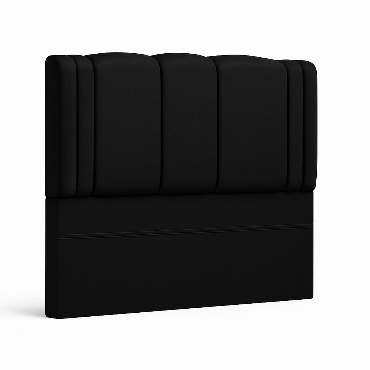 GENERICO - Respaldo De Cama 1.5 Plazas Milano Negro