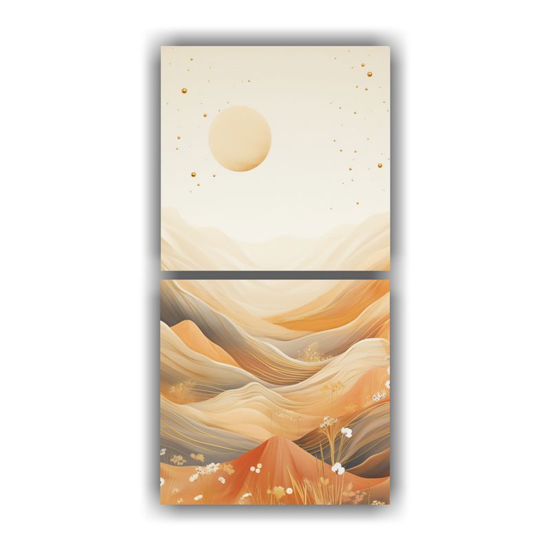 GENERICO - Composiciones De Montaña Con Estilo Elegante 50x100 Cm