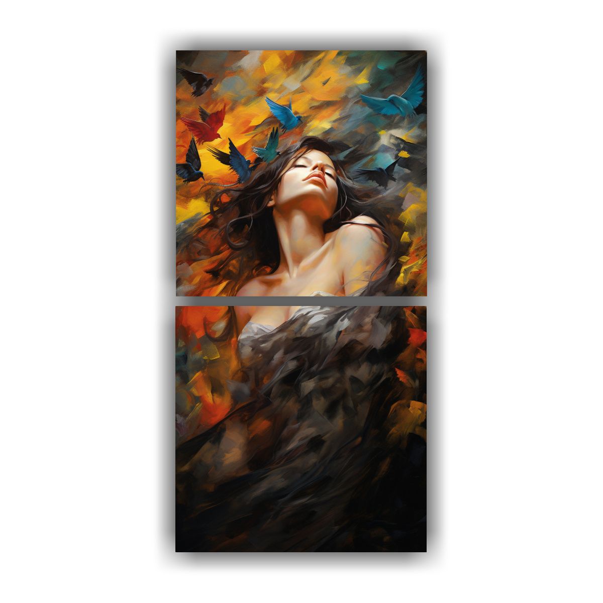 GENERICO - Pinturas Decorativas Que Capturan La 40x80 Cm