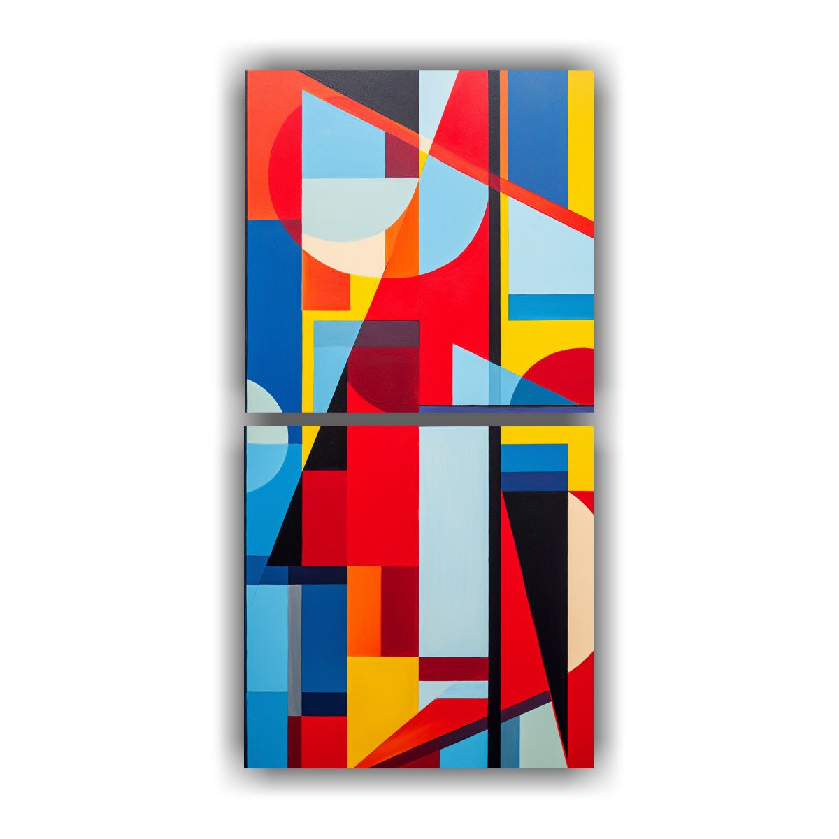 GENERICO - Pinturas Decorativas De Arte Geométrico En 60x120 Cm