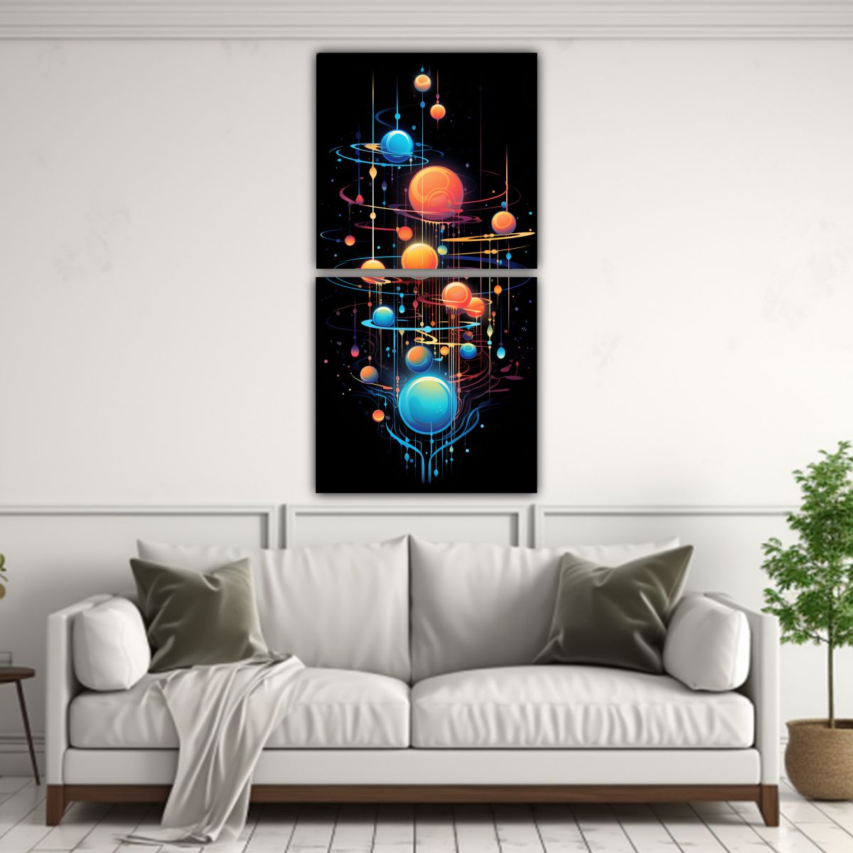 GENERICO - Pinturas Decorativas Creativas Y Coloridas Que 40x80 Cm