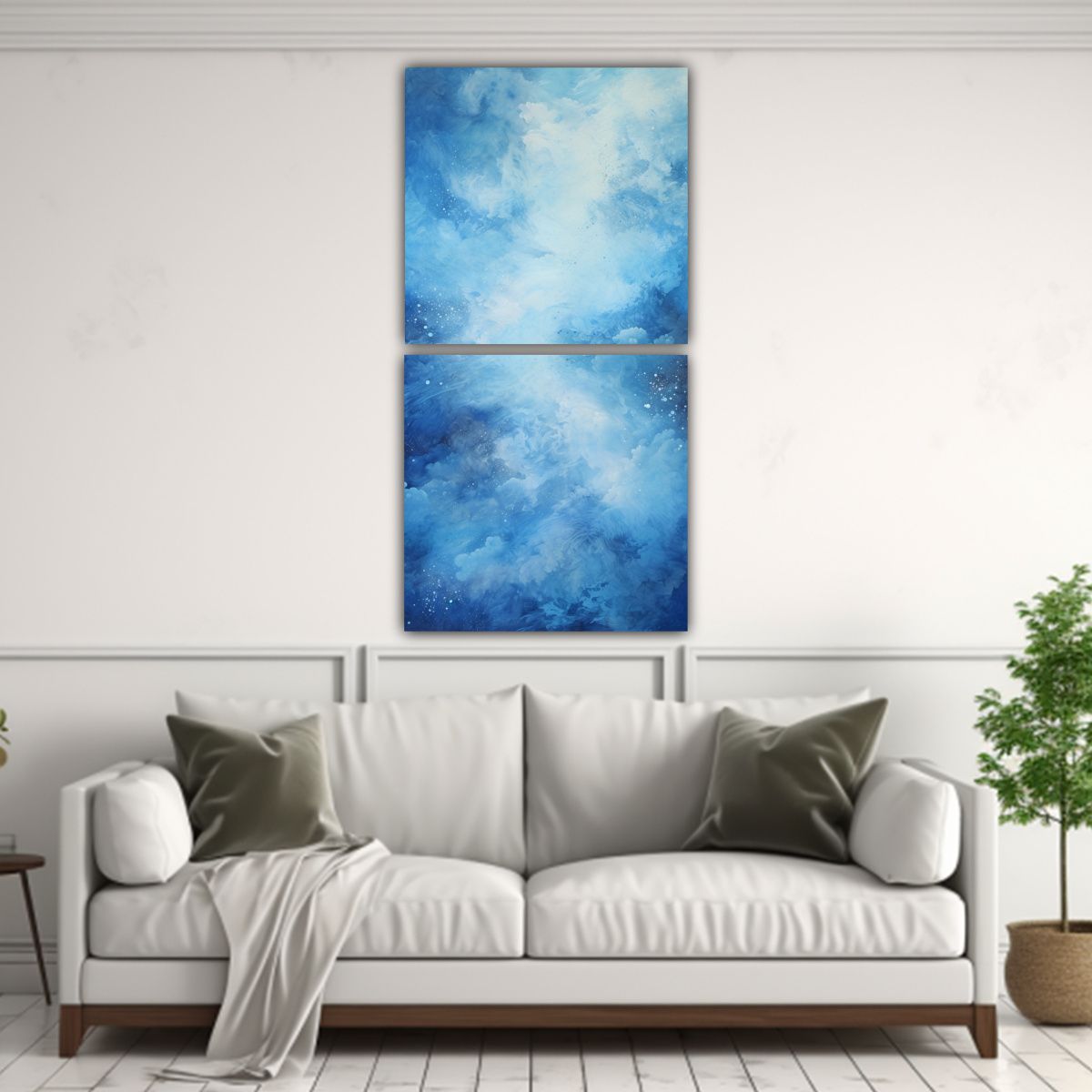 GENERICO - Cuadros Modernos Para Comedor Representación 30x60 Cm