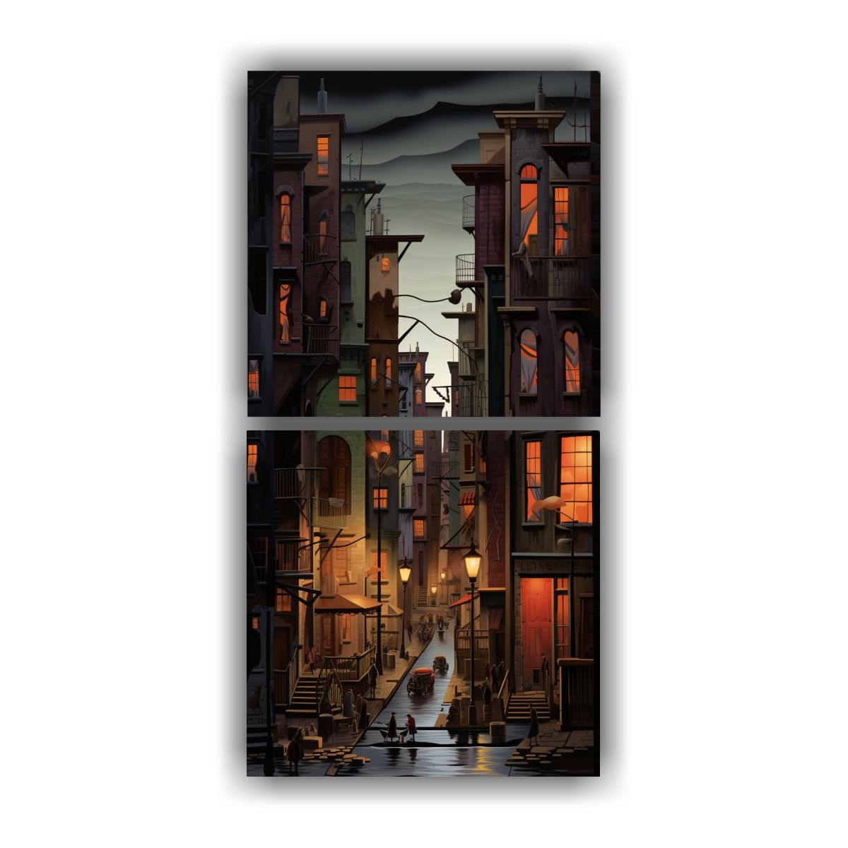 GENERICO - Cuadros Abstractos De Inspiración Riqueza Visual 60x120 Cm