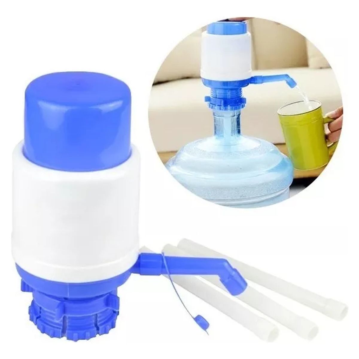 GENERICO - Dispensador De Agua Para Bidón De 10 A 20 Lt Bomba Manual