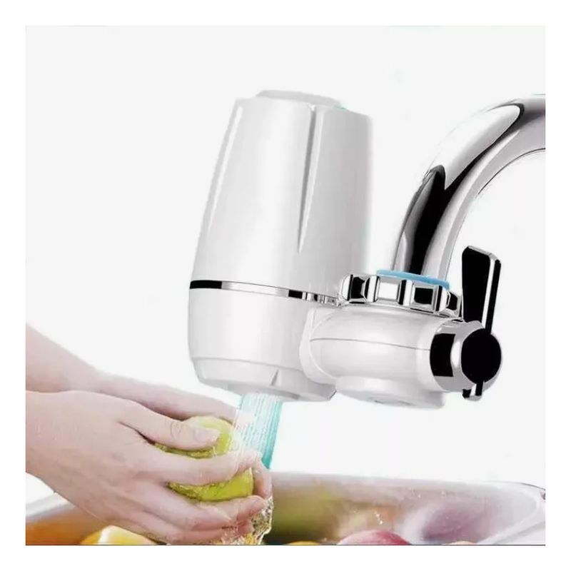 GENERICO - Purificador De Agua Doble Filtro Para Llave 7 Etapas