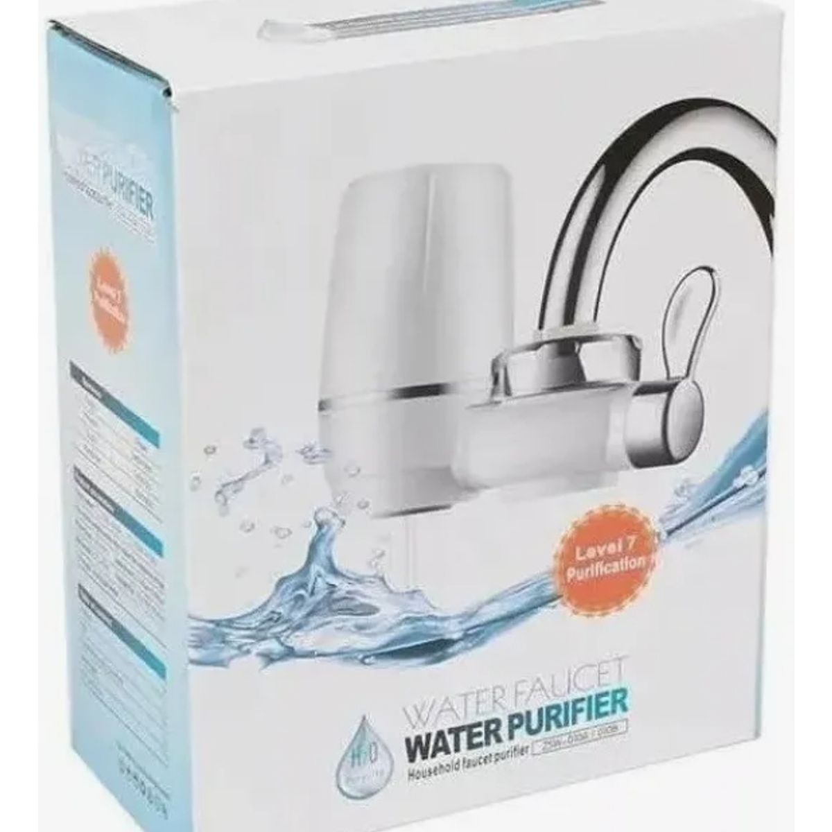 GENERICO - Purificador De Agua Doble Filtro Para Llave 7 Etapas