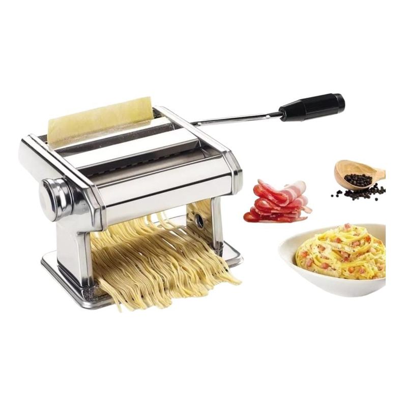 GENERICO - Maquina Para Pastas Fideos Manual Acero Inoxidable