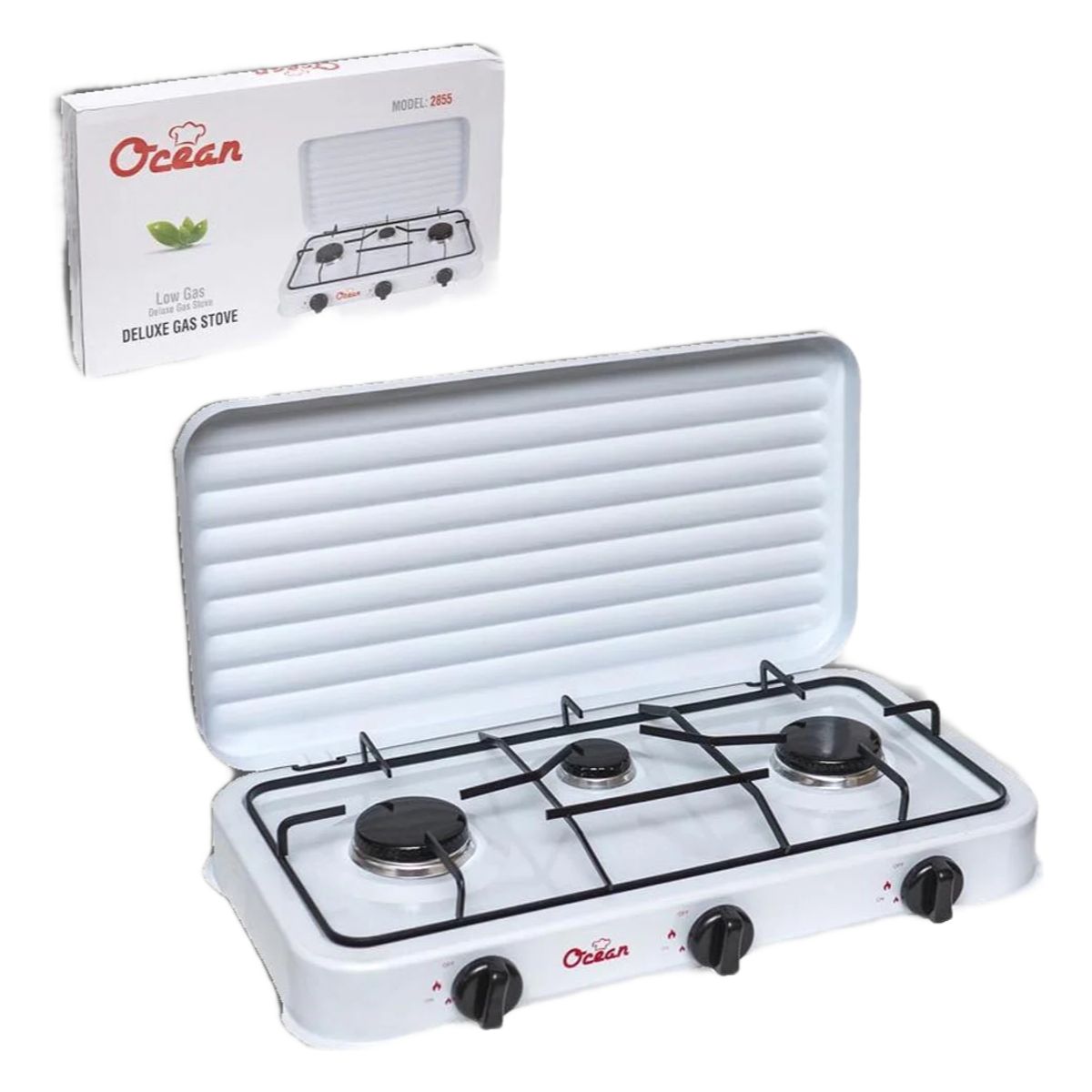 GENERICO - Cocinilla Encimera A Gas 3 Quemadores
