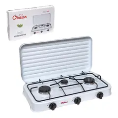 GENERICO - Cocinilla Encimera A Gas 3 Quemadores