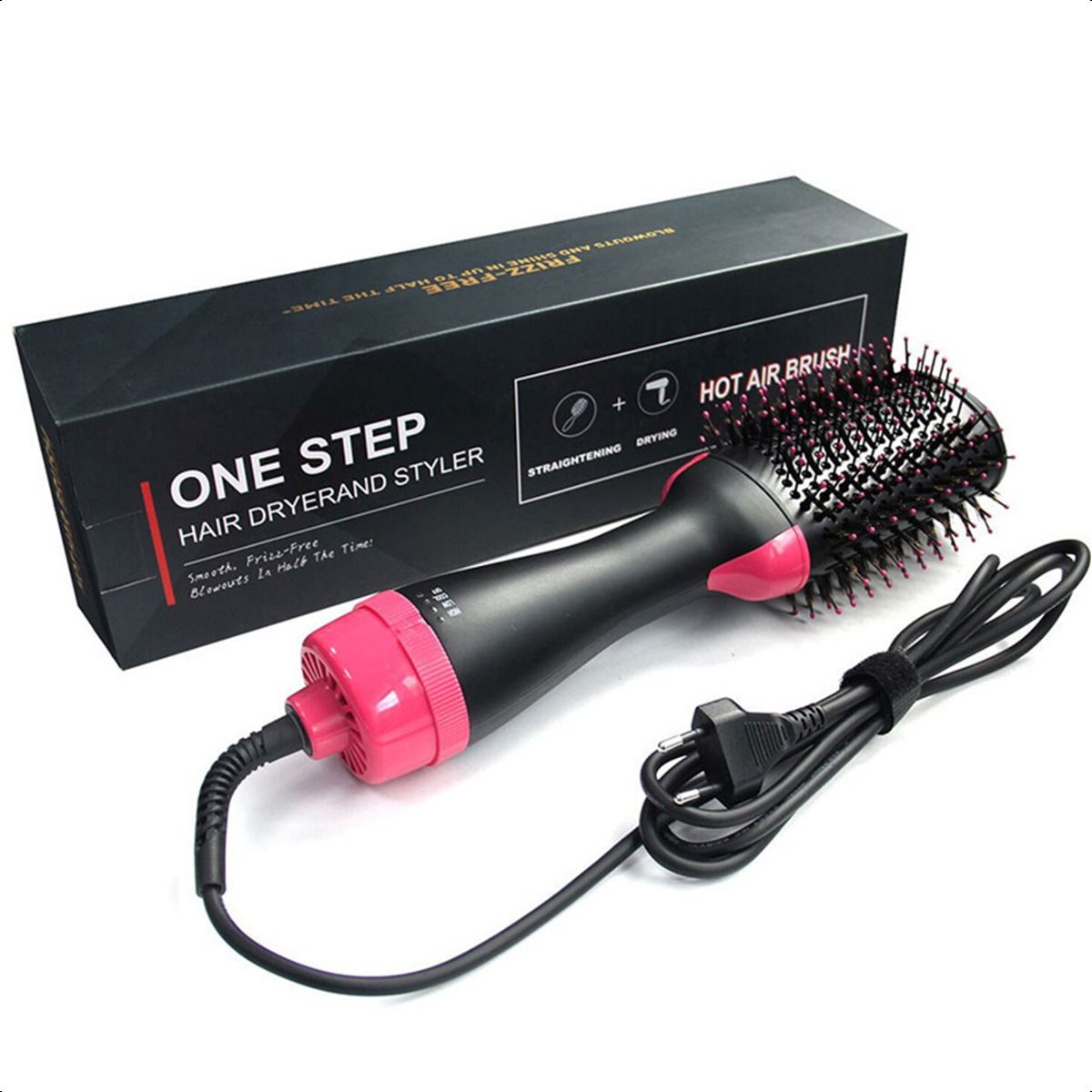 GENERICO - Cepillo Alisador Secador One Step 3 En 1