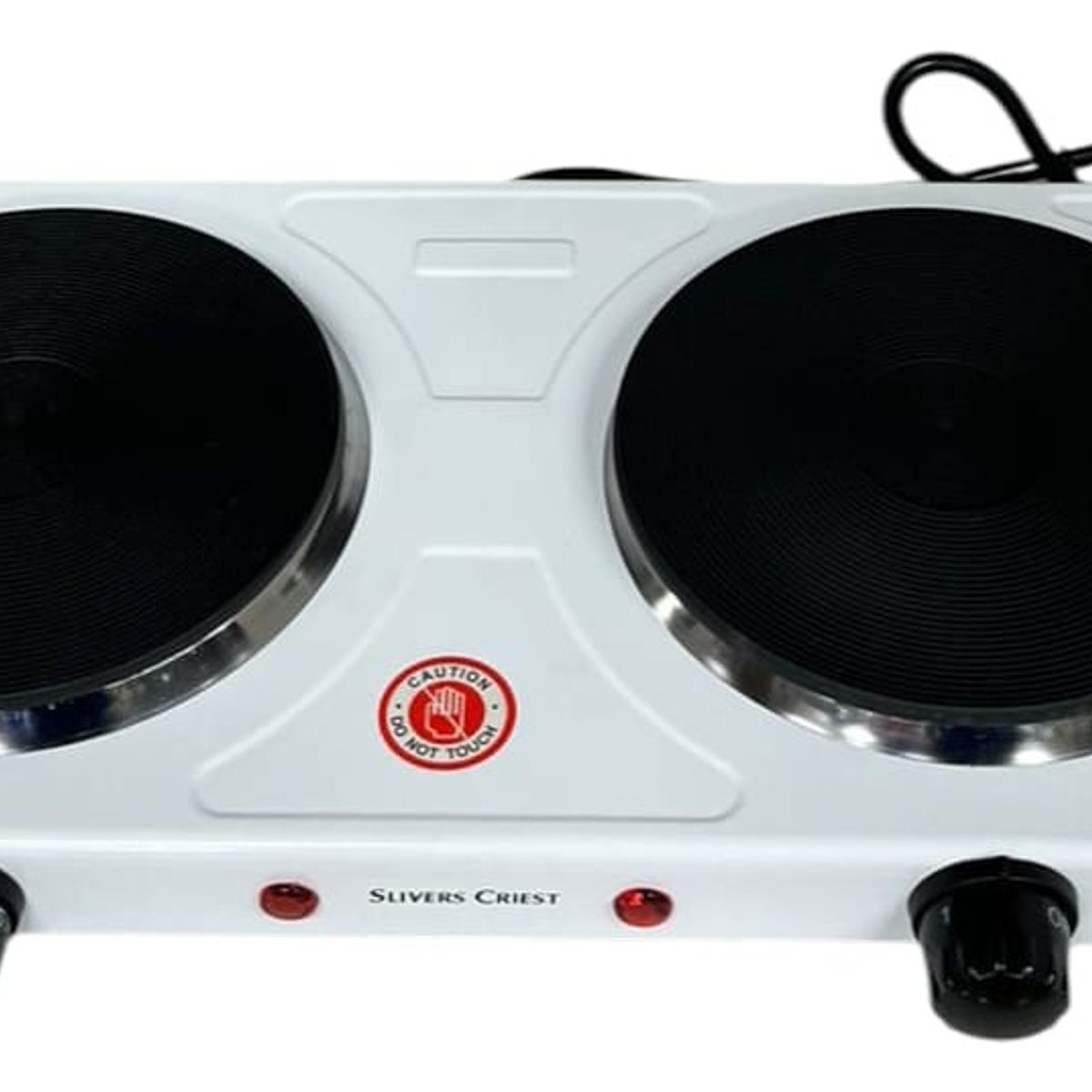 GENERICO - Cocina Electrica Portatil De 2 Platos Encimera 2000w