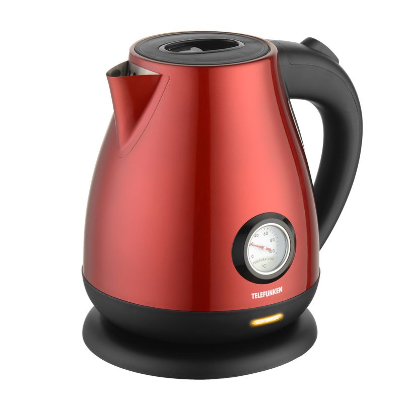 TELEFUNKEN - Hervidor Stainless Steel 1.7 Litros con Termometro 2200W TF-PE900