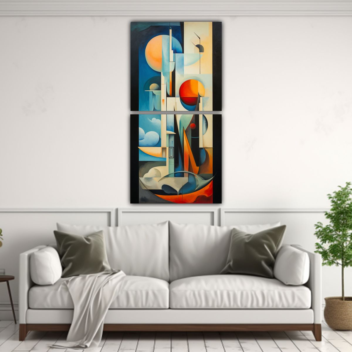 GENERICO - Pinturas Decorativas Abstractas Histórico Arte 20x40 Cm